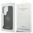 Guess Grained Big 4G Metal Logo Samsung Galaxy S26 Ultra tok, fekete