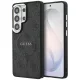 Guess 4G Embossed Ring MagSafe case Samsung Galaxy S26 Ultra tok, fekete