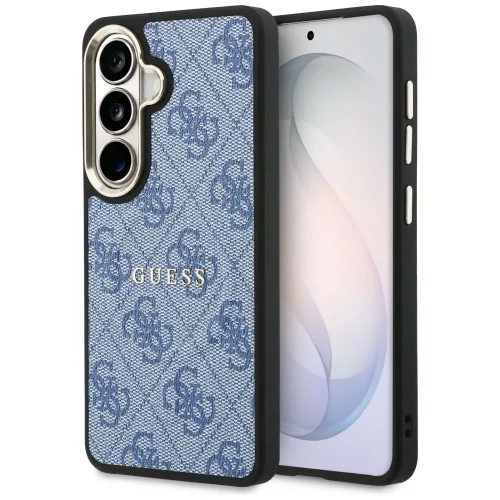 Guess 4G Embossed Ring MagSafe Samsung Galaxy S26 Plus tok, kék