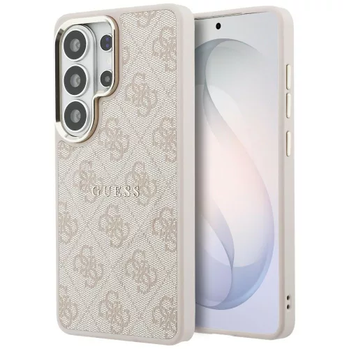 Guess 4G Embossed Ring MagSafe Case Samsung Galaxy S26 Ultra - tok, rózsaszín