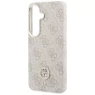 Guess 4G Rhinestone Round Logo MagSafe Samsung Galaxy S26 tok, rózsaszín