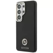 Guess Rhinestone Round Logo MagSafe Samsung Galaxy S26 Ultra tok, fekete