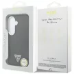 Guess Fixed Glitter Triangle MagSafe Samsung Galaxy S26 tok, fekete
