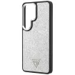 Guess Fixed Glitter Triangle MagSafe Samsung Galaxy S26 Ultra tok, ezüst