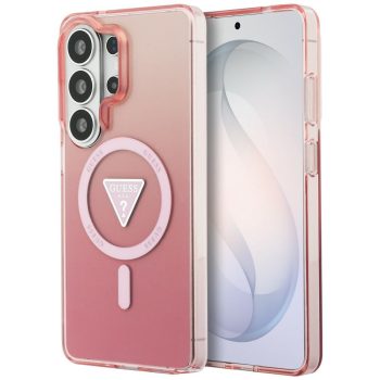   Guess IML Gradient Triangle MagSafe Samsung Galaxy S26 Ultra tok, rózsaszín