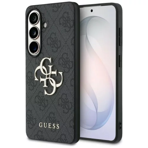 Guess 4G Big Metal Logo Case Samsung Galaxy S26 Plus tok, fekete