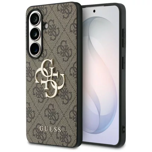GUESS case SAMSUNG S26 Plus GUHCS26M4GMGBR (4G Big Metal Logo) tok, barna