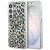 Guess IML Leopard Print Triangle MagSafe Samsung Galaxy S26 Ultra tok, fekete