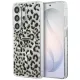 Guess IML Leopard Print Triangle MagSafe Samsung Galaxy S26 Ultra tok, fekete