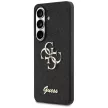 GUESS case SAMSUNG S26 GUHCS26SHG4SGK (Fixed Glitter 4G Big Metal Logo) tok, fekete