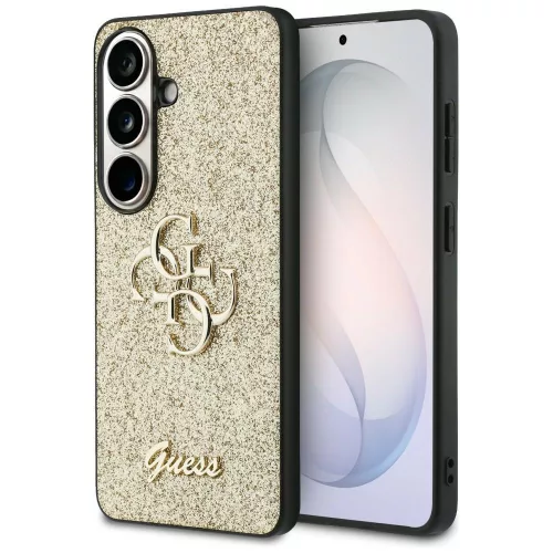 GUESS case SAMSUNG S26 GUHCS26SHG4SGD (Fixed Glitter 4G Big Metal Logo) tok, arany