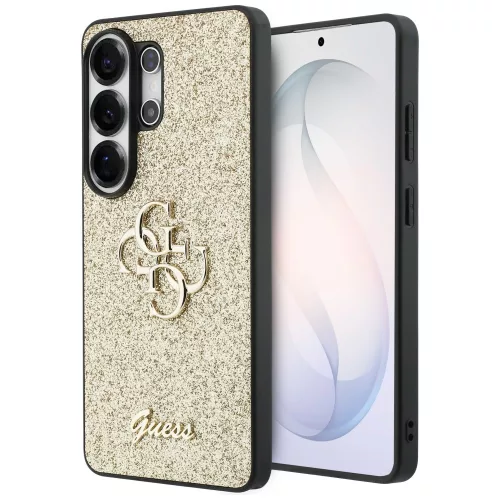 GUESS case SAMSUNG S26 Ultra GUHCS26LHG4SGD (Fixed Glitter 4G Big Metal Logo) tok, arany