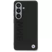 BMW Leather Hot Stamp MagSafe Samsung Galaxy S26 Plus tok, fekete