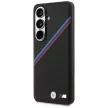 BMW Tricolor Metal Logo MagSafe Samsung Galaxy S26 tok, fekete