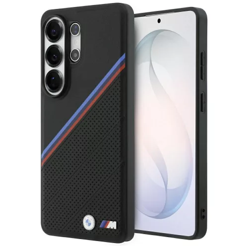 BMW Tricolor Metal Logo MagSafe Samsung Galaxy S26 Ultra tok, fekete