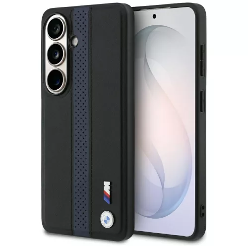 BMW Perforated Stripe Logo MagSafe Case Samsung Galaxy S26 tok, kék