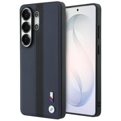 BMW Perforated Stripe Logo MagSafe Case Samsung Galaxy S26 Ultra tok, sötétkék