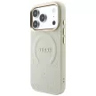 Guess Saffiano Peony & Ring MagSafe iPhone 18 Pro Max / 17 Pro Max (GUHMP18XPSAMSECE) tok, bézs