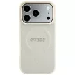 Guess Saffiano Peony & Ring MagSafe iPhone 18 Pro Max / 17 Pro Max (GUHMP18XPSAMSECE) tok, bézs