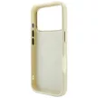 Guess Saffiano Peony & Ring MagSafe iPhone 18 Pro Max / 17 Pro Max (GUHMP18XPSAMSECE) tok, bézs