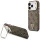 Guess 4G PU Triangle Logo & St Camera MagSafe iPhone 18 Pro Max / 17 Pro Max (GUHMP18XPCS4GPTW) tok, barna