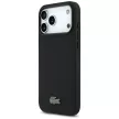 Lacoste Petit Pique Lacquer Logo MagSafe iPhone 18 Pro Max / 17 Pro Max (LCHMP18XPLAK) tok, fekete