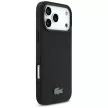Lacoste Petit Pique Lacquer Logo MagSafe iPhone 18 Pro Max / 17 Pro Max (LCHMP18XPLAK) tok, fekete