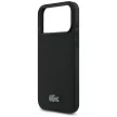 Lacoste Petit Pique Lacquer Logo MagSafe iPhone 18 Pro Max / 17 Pro Max (LCHMP18XPLAK) tok, fekete