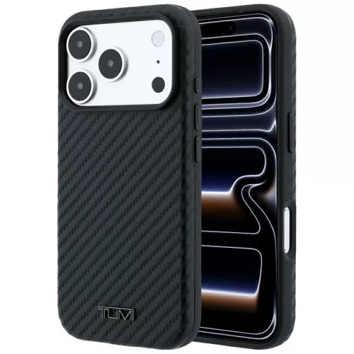 Tumi Carbon MagSafe iPhone 18 Pro Max / 17 Pro Max tok, fekete