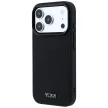 Tumi Leather Ballistic Pattern MagSafe iPhone 18 Pro / 17 Pro tok, fekete