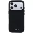 Tumi Leather Ballistic Pattern MagSafe iPhone 18 Pro Max / 17 Pro Max tok, fekete