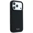 Tumi Leather Ballistic Pattern MagSafe iPhone 18 Pro Max / 17 Pro Max tok, fekete