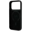 Tumi Leather Ballistic Pattern MagSafe iPhone 18 Pro Max / 17 Pro Max tok, fekete