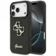 Guess Fixed Glitter Big 4G iPhone 18 Pro / 17 Pro (GUHCP18LHG4SGK) tok, fekete