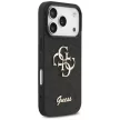 Guess Fixed Glitter Big 4G iPhone 18 Pro / 17 Pro (GUHCP18LHG4SGK) tok, fekete