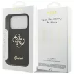 Guess Fixed Glitter Big 4G iPhone 18 Pro / 17 Pro (GUHCP18LHG4SGK) tok, fekete
