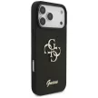 Guess Fixed Glitter Big 4G iPhone 18 Pro Max / 17 Pro Max (GUHCP18XHG4SGK) tok, fekete