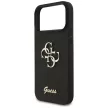 Guess Fixed Glitter Big 4G iPhone 18 Pro Max / 17 Pro Max (GUHCP18XHG4SGK) tok, fekete