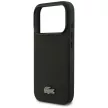 Lacoste Petit Pique Lacquer Logo MagSafe iPhone 18 Pro / 17 Pro (LCHMP18LPLAK) tok, fekete