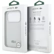 Lacoste Petit Pique Lacquer Logo MagSafe iPhone 18 Pro / 17 Pro (LCHMP18LPLAG) tok, szürke