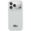 Lacoste Petit Pique Lacquer Logo MagSafe iPhone 18 Pro Max / 17 Pro Max (LCHMP18XPLAG) tok, szürke