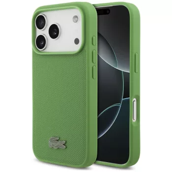   Lacoste Petit Pique Lacquer Logo MagSafe Estragon iPhone 18 Pro / 17 Pro (LCHMP18LPLAN) tok, olivazöld