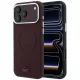 Lacoste Petit Pique Embossed MagSafe iPhone 18 Pro / 17 Pro (LCHMP18L6PSWPTODR) tok, bordó