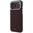Lacoste Petit Pique Embossed MagSafe iPhone 18 Pro / 17 Pro (LCHMP18L6PSWPTODR) tok, bordó
