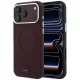 Lacoste Petit Pique Embossed MagSafe iPhone 18 Pro Max / 17 Pro Max (LCHMP18X6PSWPTODR) tok, bordó