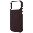 Lacoste Petit Pique Embossed MagSafe iPhone 18 Pro Max / 17 Pro Max (LCHMP18X6PSWPTODR) tok, bordó