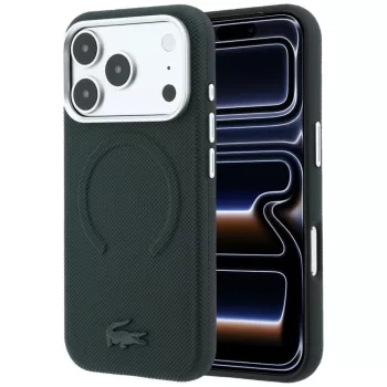   Lacoste Petit Pique Embossed MagSafe Sinople iPhone 18 Pro / 17 Pro (LCHMP18L6PSWPTOE) tok, zöld