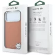Lacoste Petit Pique Embossed MagSafe iPhone 18 Pro / 17 Pro (LCHMP18L6PSWPTOO) tok, narancssárga
