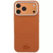 Lacoste Petit Pique Embossed MagSafe iPhone 18 Pro Max / 17 Pro Max (LCHMP18X6PSWPTOO) tok, narancssárga