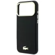 Lacoste Champs Elysees Embossed MagSafe iPhone 18 Pro / 17 Pro (LCHMP18L6PSWCEK) tok, fekete